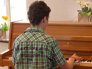 Tristan bei einem Gewerbeneujahrsempfang