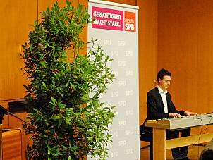 Tristan beim SPD Neujahrsempfang